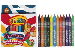 Крейда воскова 12 кол. Class