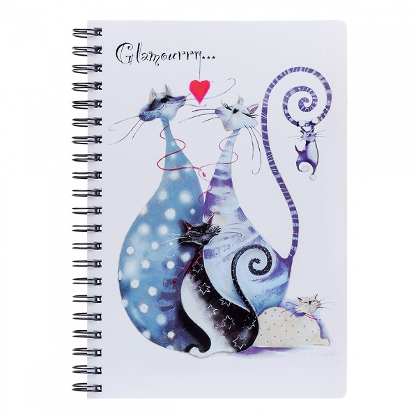 Блокнот на відділення А4 120 арк. "Glamour Cats" Yes