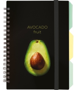 Блокнот на відділення В6 100 арк. "Avocado" Optima