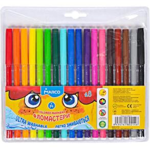 Фломастери Marco "Super Washable 1690" 24 кол.
