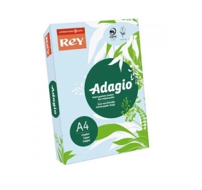 Папір "Rey Adagio" пастель A4, 160 г/м2, 250 арк., Blue 01/блакитний
