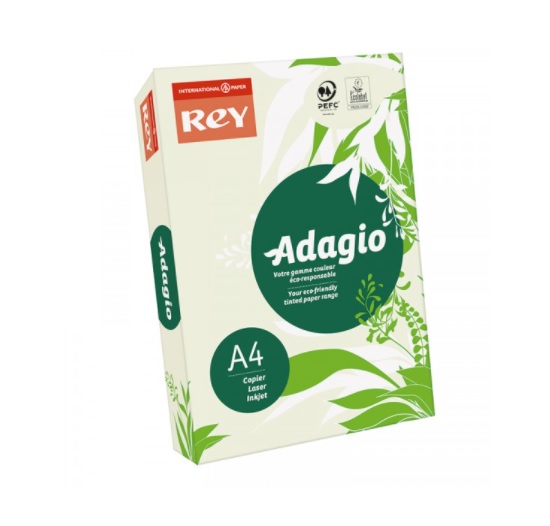 Папір "Rey Adagio" пастель A4, 160 г/м2, 250 арк., Pistachio 33/фісташковий