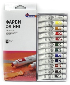 Фарби масляні 12 кол./12 мл "Basics" 